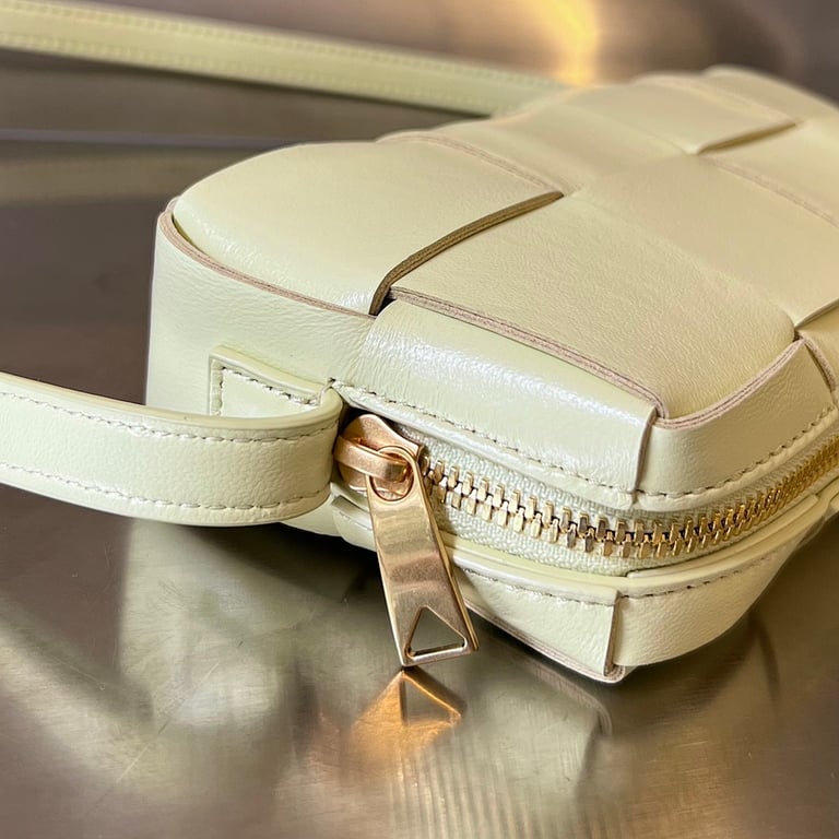 Bottega Veneta Cassette Phone Bag Pale Yellow 755031 - 9