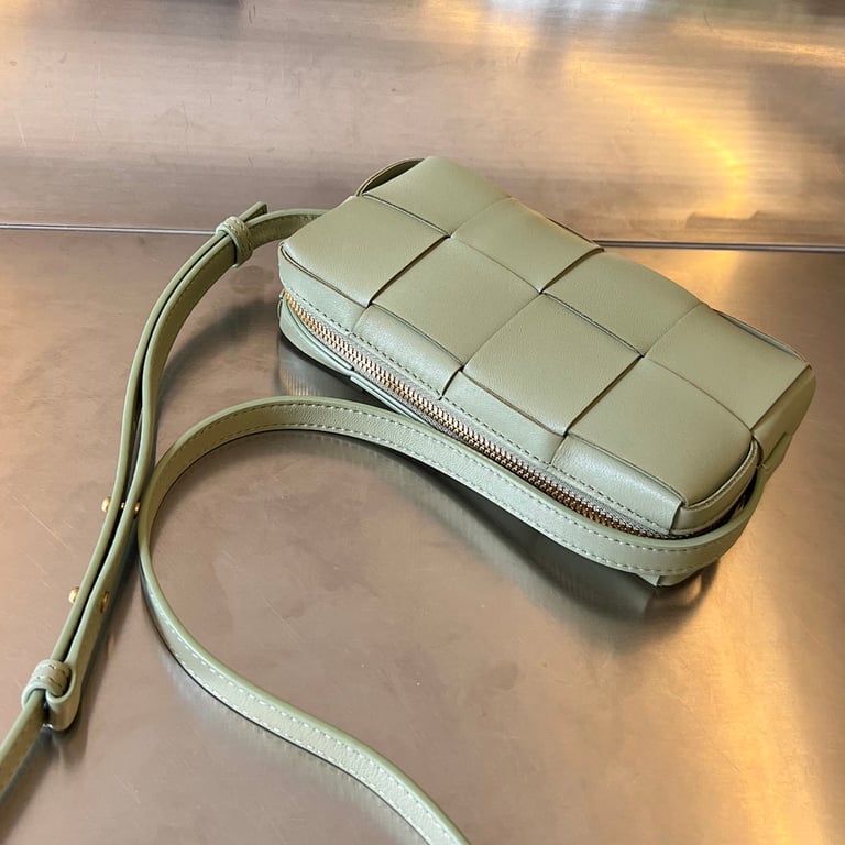 Bottega Veneta Cassette Phone Bag Sage Green - 7