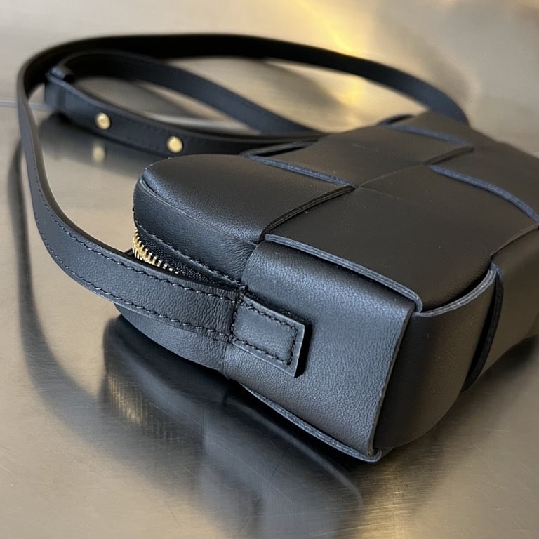 Bottega Veneta Cassette Phone Bag Black - 7