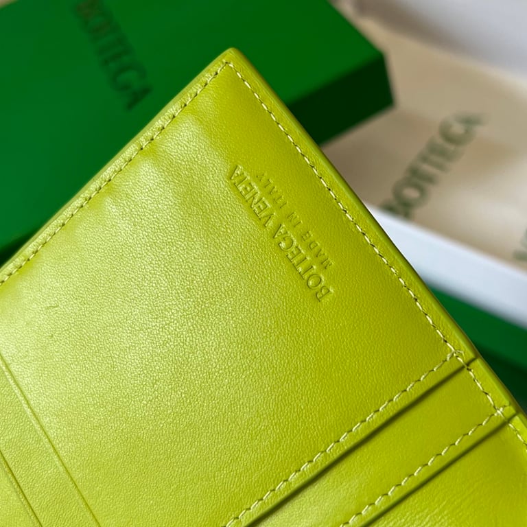 Bottega Veneta Intrecciato Long Wallet 679845 Lime - 4
