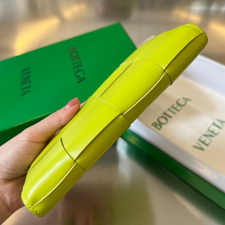 Bottega Veneta Intrecciato Long Wallet 679845 Lime - 6