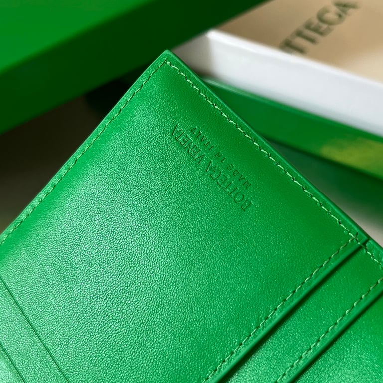 Bottega Veneta Intrecciato Long Wallet Green - 5