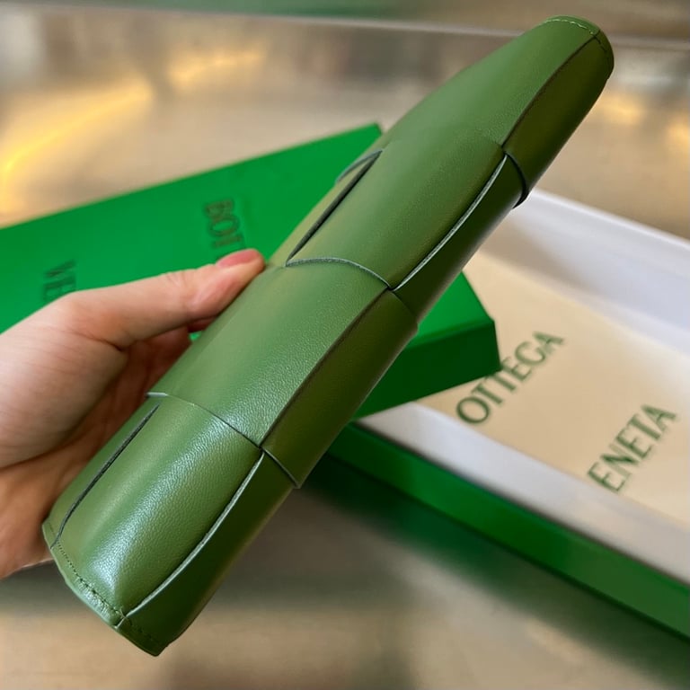 Bottega Veneta Intrecciato Long Wallet Green 679845 - 6