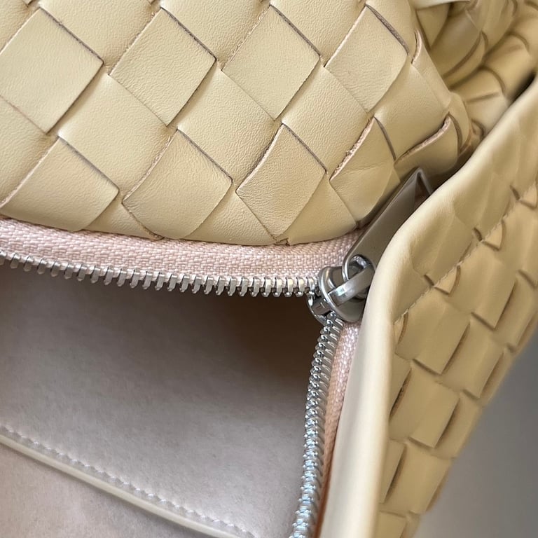 Bottega Veneta Intrecciato Leather Backpack Beige - 3