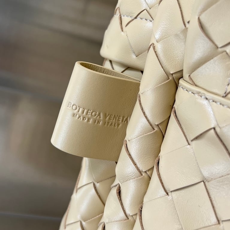 Bottega Veneta Intrecciato Leather Backpack Beige - 6