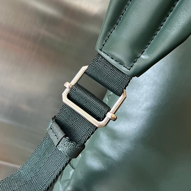 Bottega Veneta Intrecciato Leather Backpack Green - 6