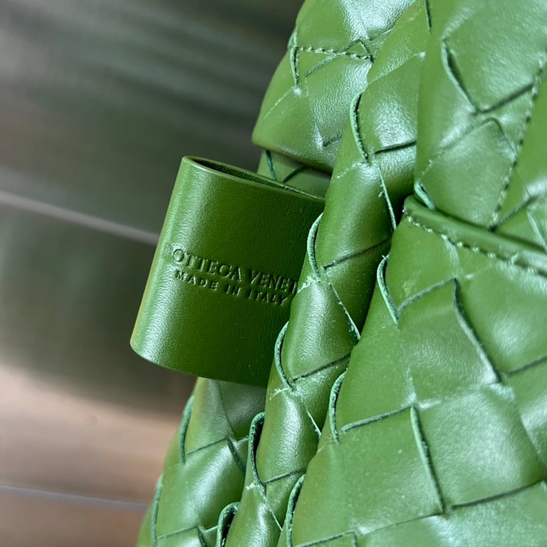 Bottega Veneta Intrecciato Leather Backpack Green 730732 - 6