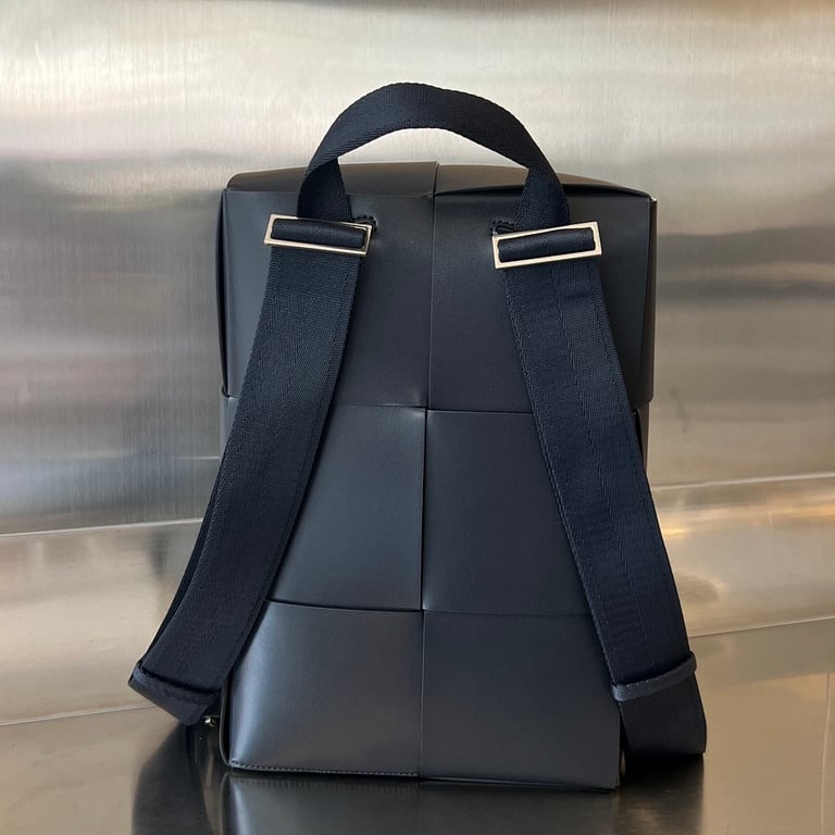 Bottega Veneta Intrecciato Leather Backpack Black - 8