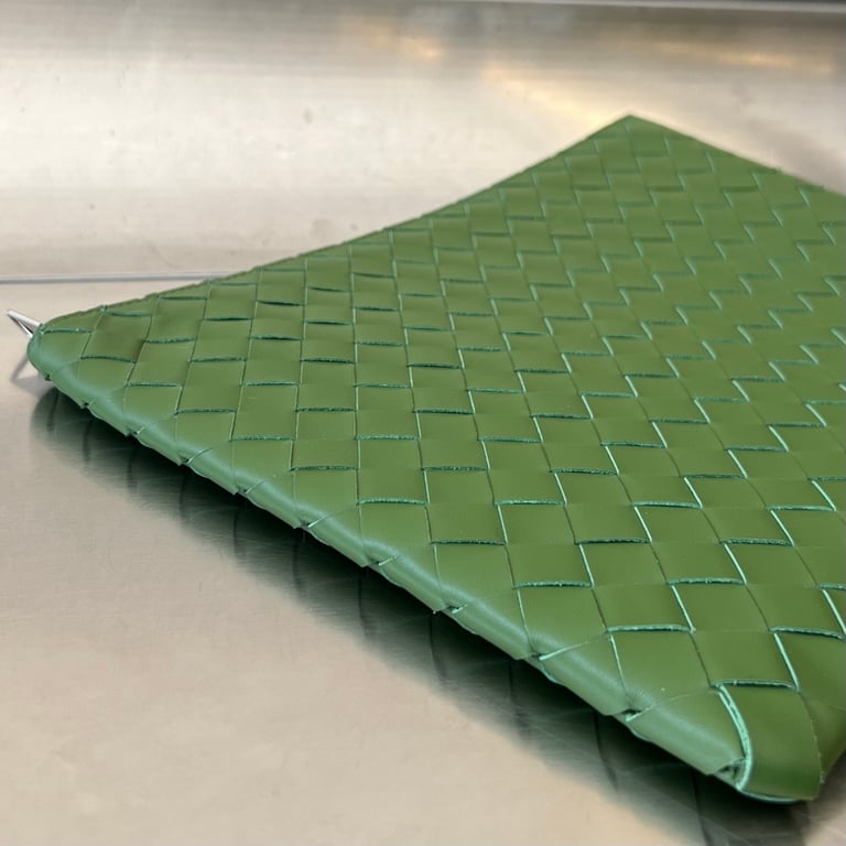 Bottega Veneta Intreccio Document Case 607479 Green - 8