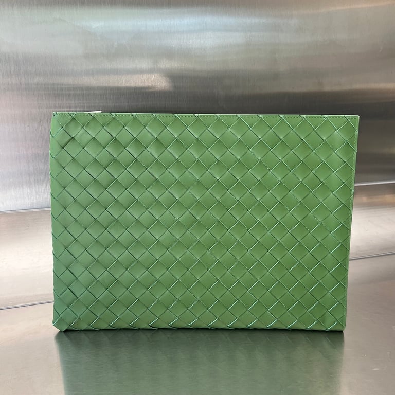 Bottega Veneta Intreccio Document Case 607479 Green - 10