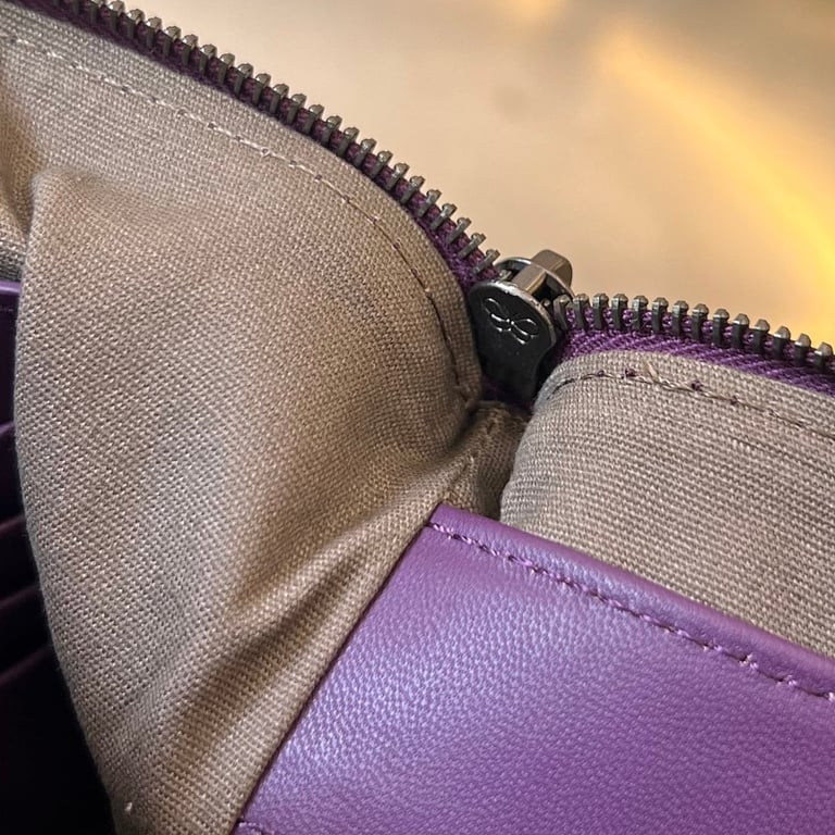 Bottega Veneta Intrecciato Pouch 522430 Purple - 2