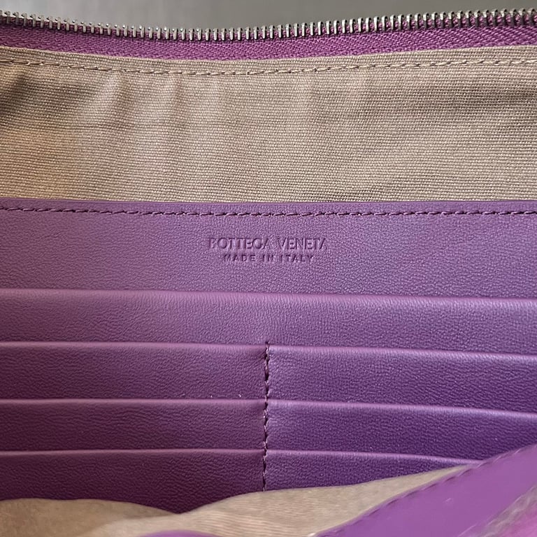 Bottega Veneta Intrecciato Pouch 522430 Purple - 4