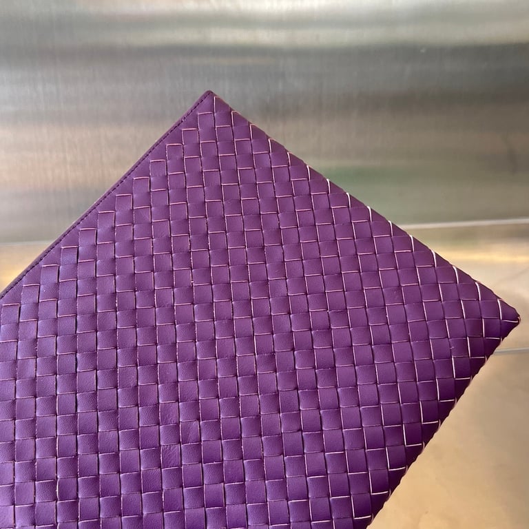 Bottega Veneta Intrecciato Pouch 522430 Purple - 7