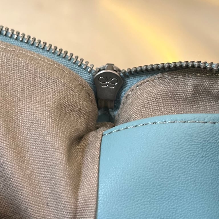 Bottega Veneta Intrecciato Clutch 522430 Light Blue - 2