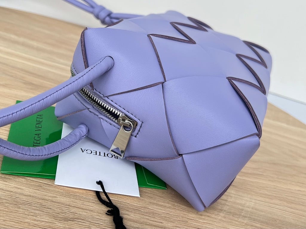 Bottega Veneta Cassette Camera Bag Purple - 6
