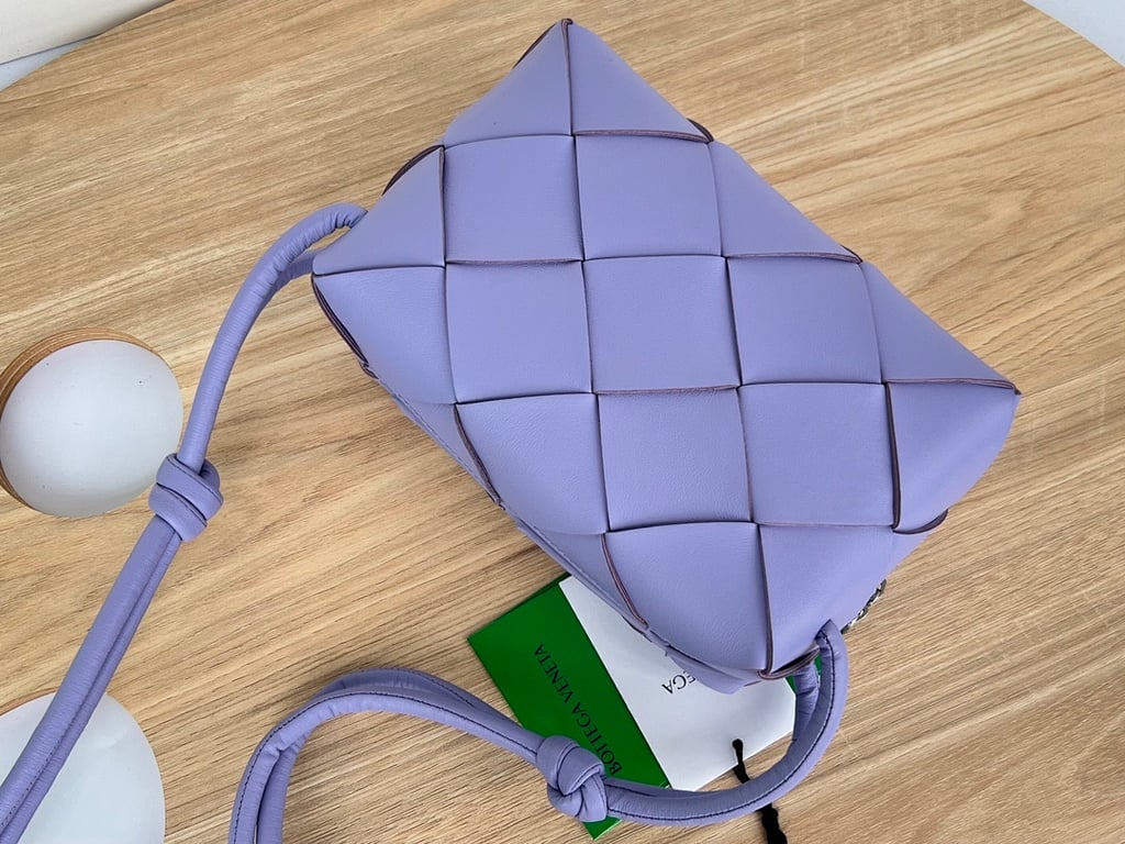 Bottega Veneta Cassette Camera Bag Purple - 7