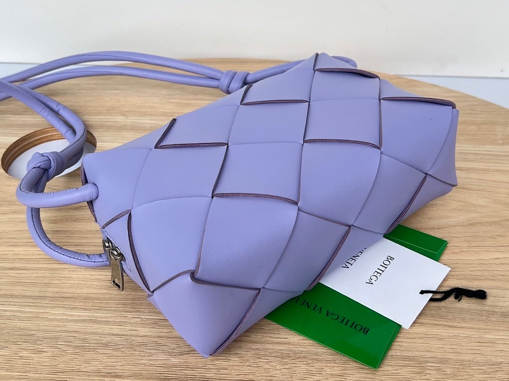Bottega Veneta Cassette Camera Bag Purple - 8