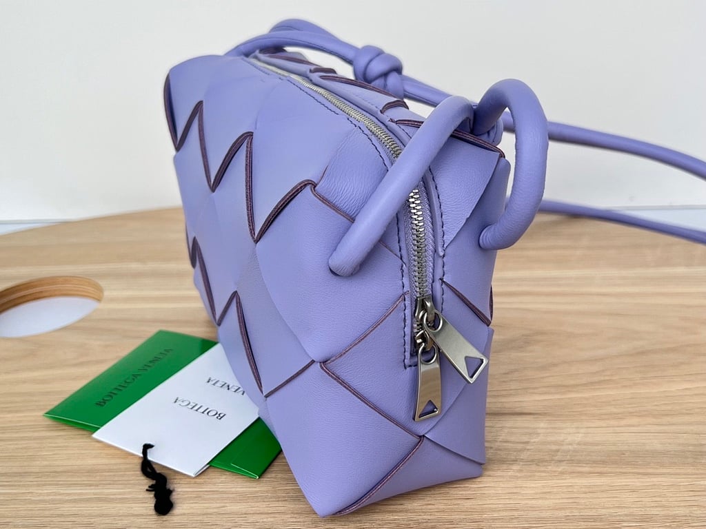 Bottega Veneta Cassette Camera Bag Purple - 9