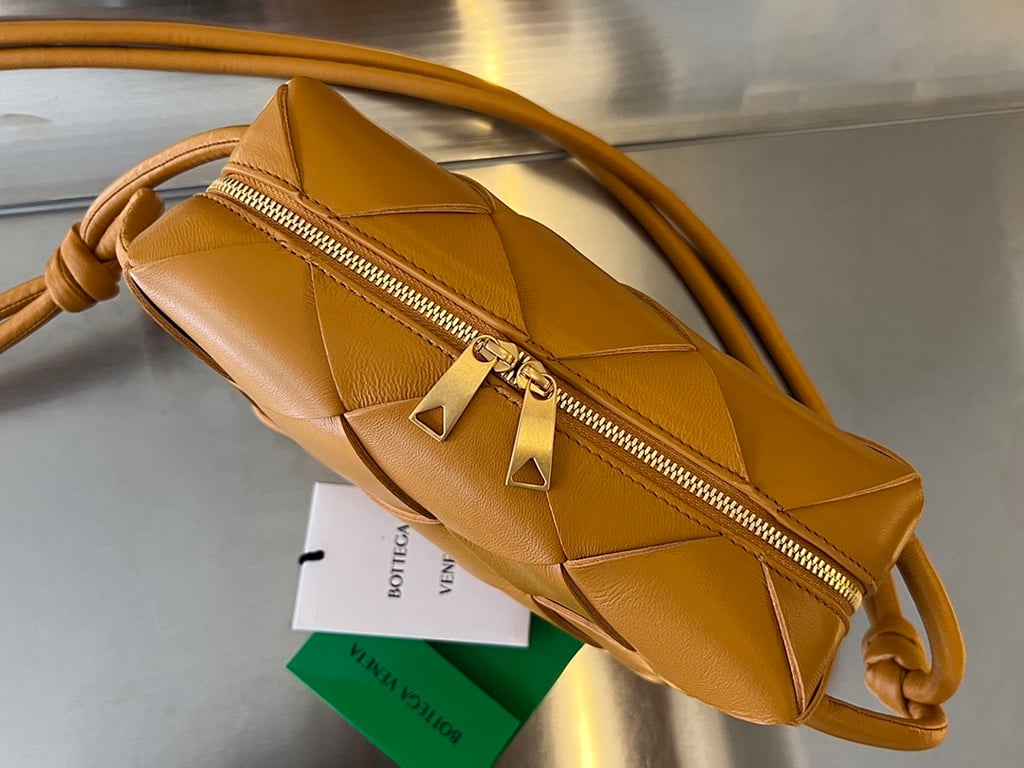 Bottega Veneta Cassette Camera Bag Yellow - 9
