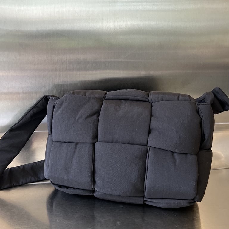 Bottega Veneta Padded Tech Cassette Nylon Bag Black - 9
