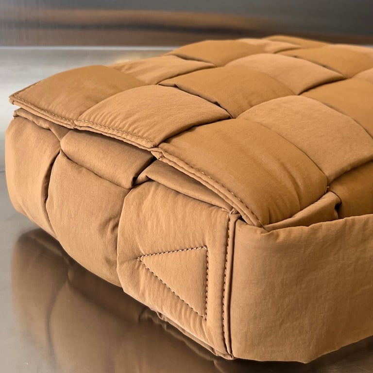 Bottega Veneta Padded Cassette Nylon Bag Brown - 7