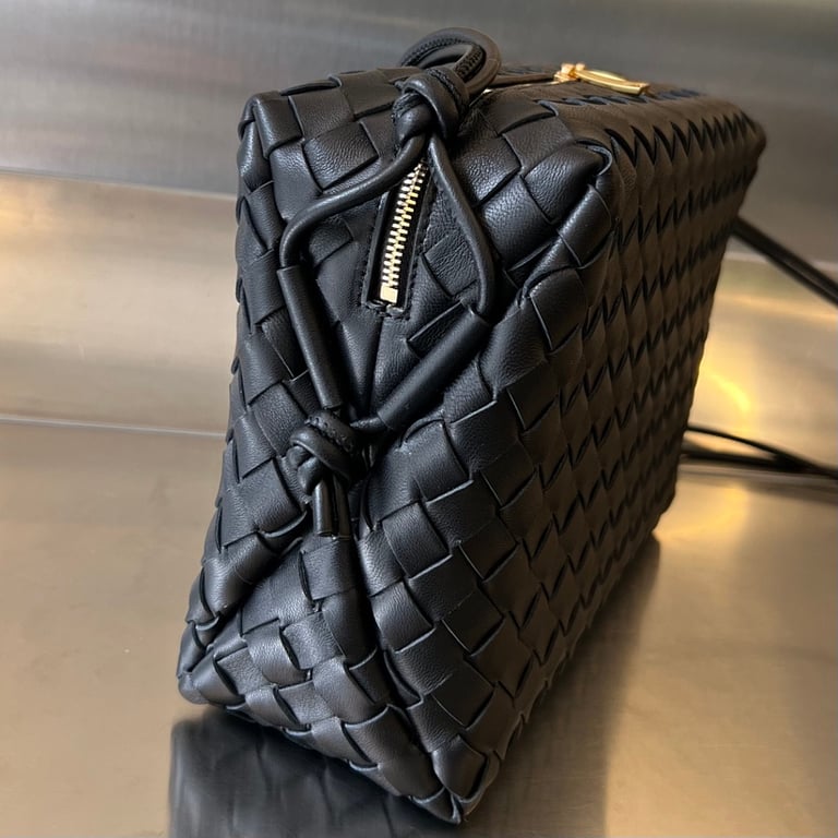 Bottega Veneta Medium Loop Camera Bag Black - 9