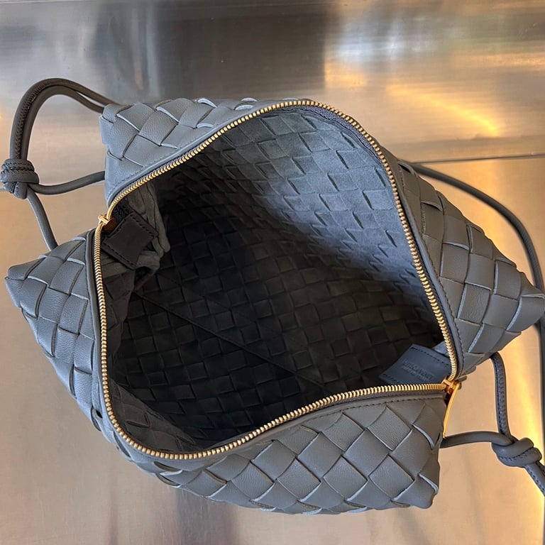 Bottega Veneta Small Loop Camera Bag Grey - 6