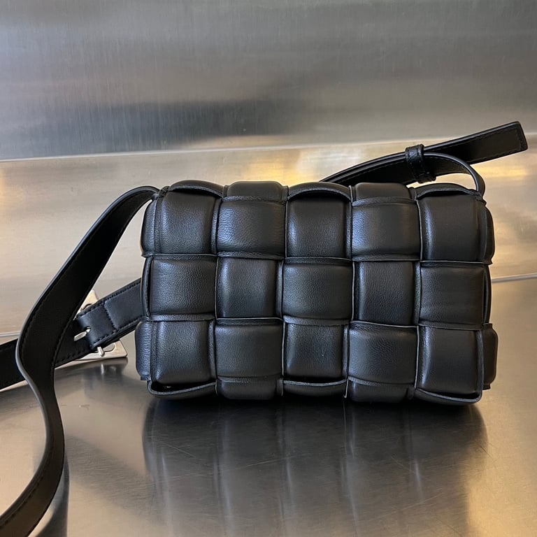 Bottega Veneta Padded Cassette Bag Black 717506 - 6