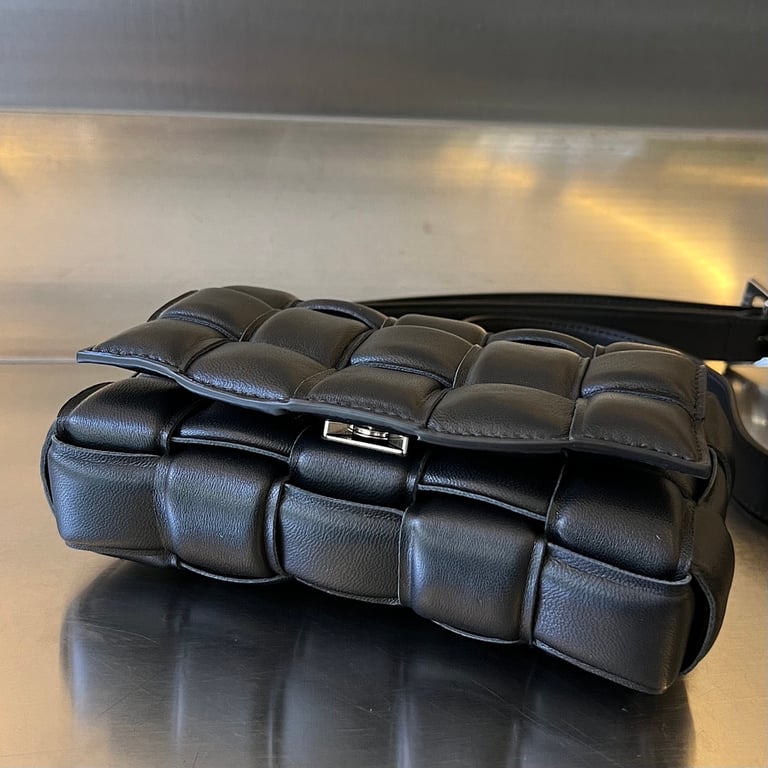Bottega Veneta Padded Cassette Bag Black 717506 - 8