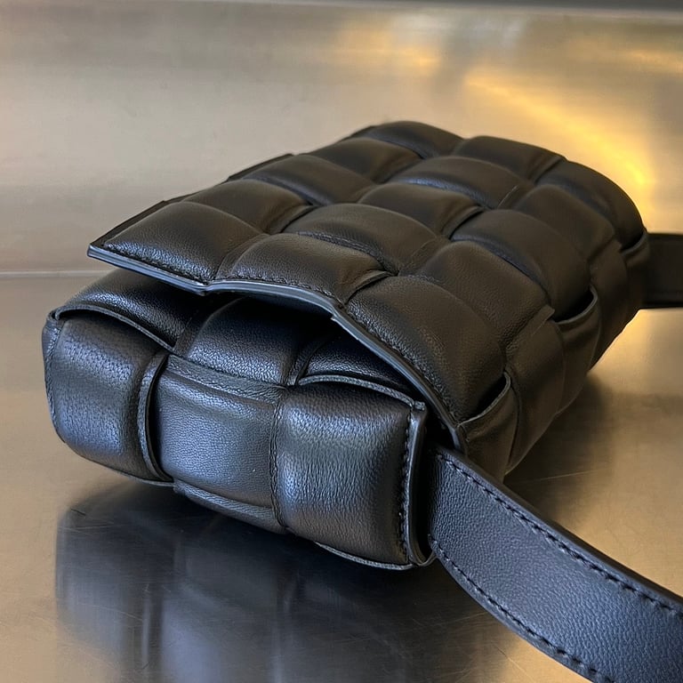 Bottega Veneta Padded Cassette Bag Black 717506 - 9
