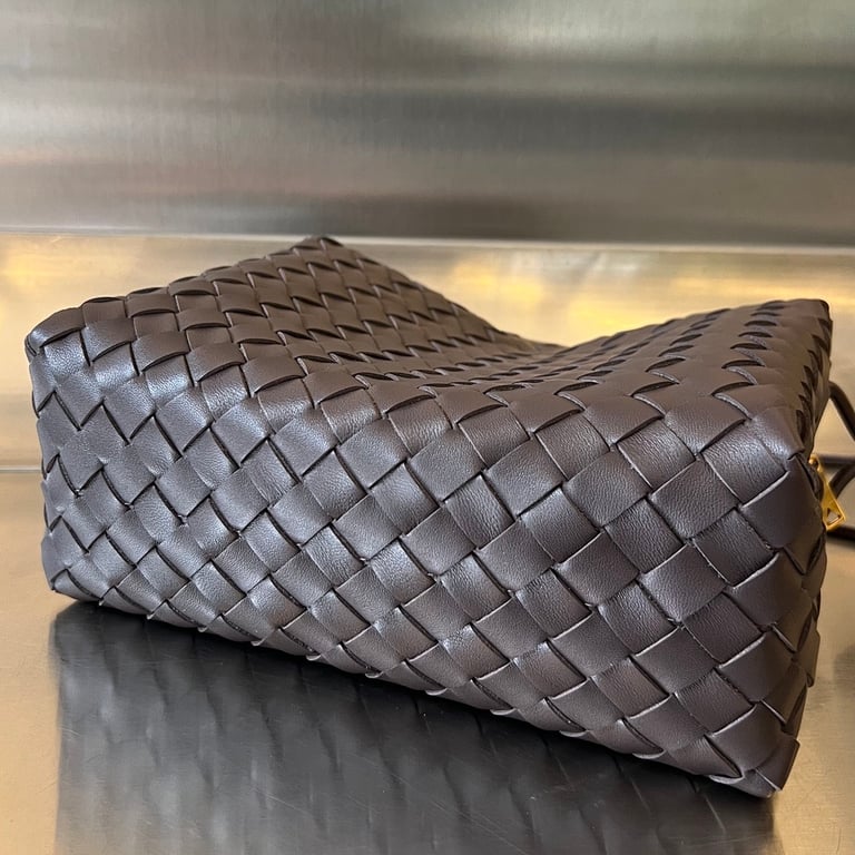 Bottega Veneta Medium Loop Camera Bag Dark Brown - 7