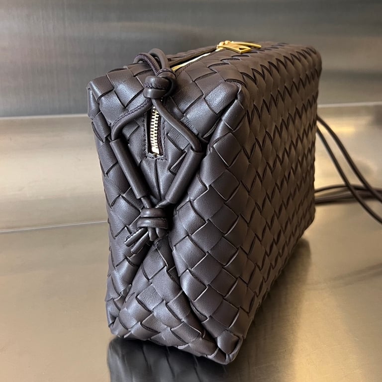 Bottega Veneta Medium Loop Camera Bag Dark Brown - 9