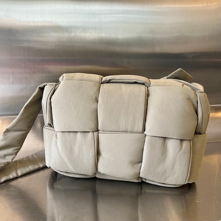 Bottega Veneta Padded Cassette Nylon Bag Beige - 9