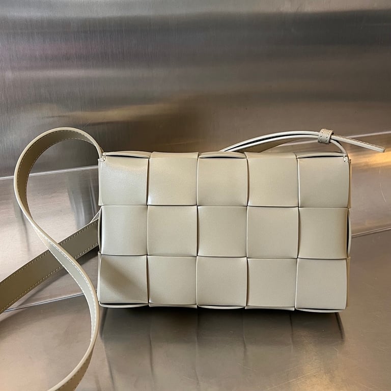 Bottega Veneta Cassette Crossbody Bag Sage - 9