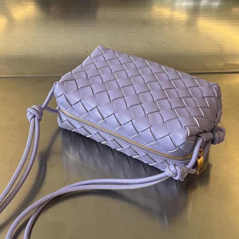 Bottega Veneta Mini Loop Camera Bag Purple - 9