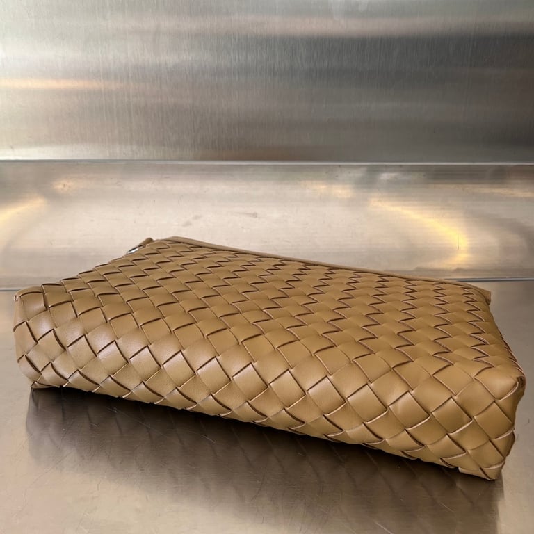 Bottega Veneta Intrecciato Pouch 651852 Tan - 8