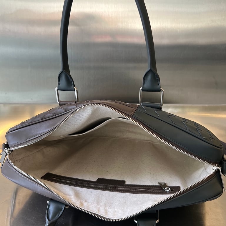 Bottega Veneta Intrecciato Color-Block Briefcase 755128 - 5