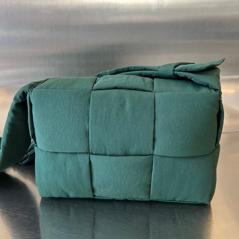 Bottega Veneta Padded Cassette Nylon Bag Green 755182 - 7