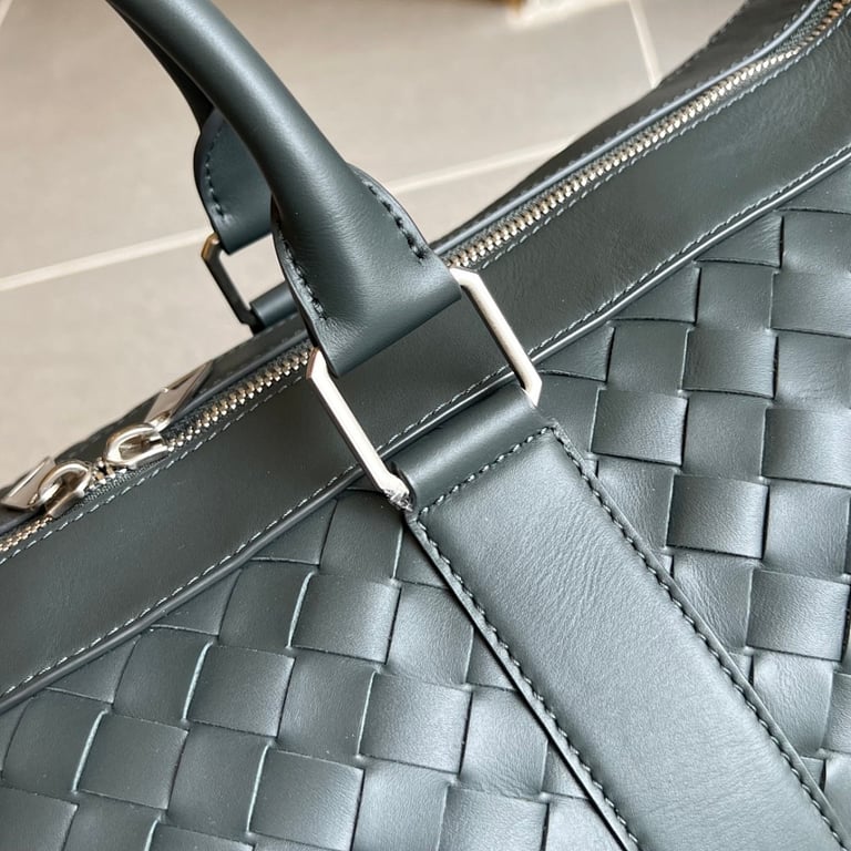 Bottega Veneta Intrecciato Duffle Bag 650066 Deep Green - 4