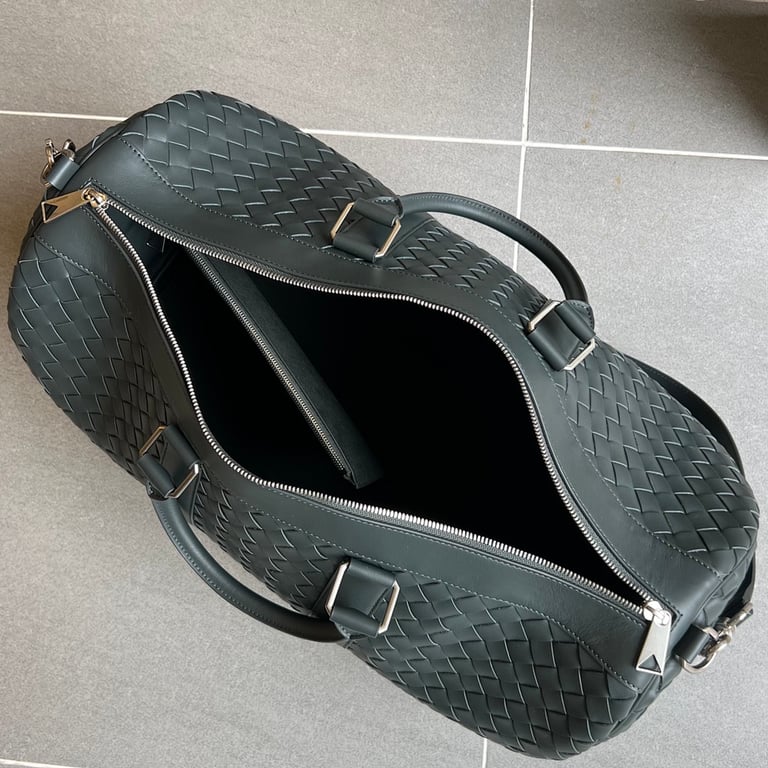 Bottega Veneta Intrecciato Duffle Bag 650066 Deep Green - 7