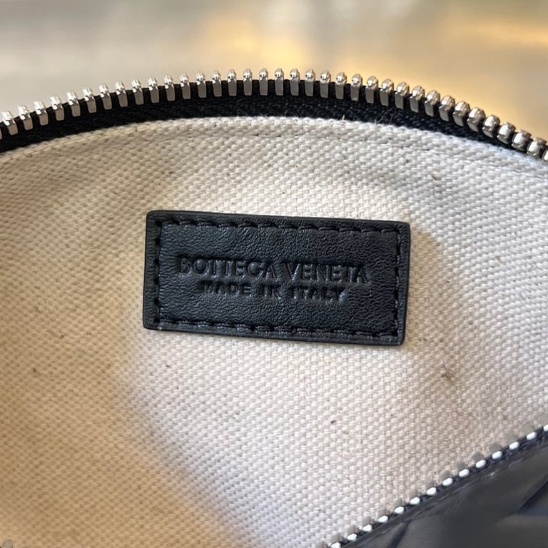Bottega Veneta Mini Intrecciato Barrel Bag Black - 3