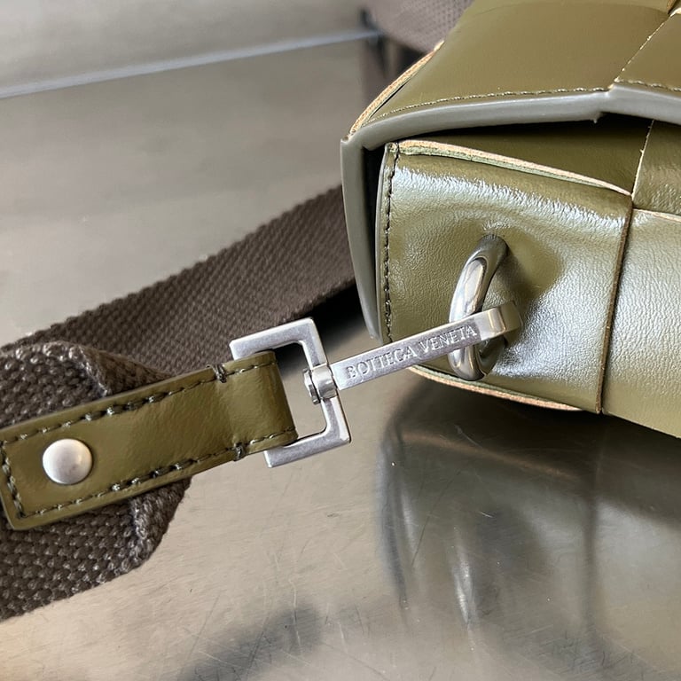 Bottega Veneta Cassette Crossbody Bag Green - 6