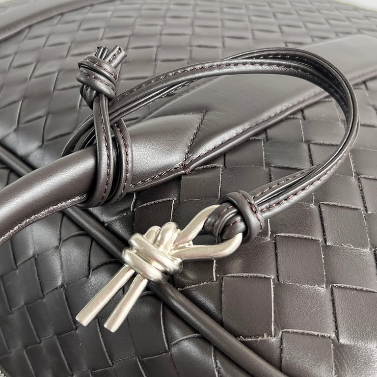 Bottega Veneta Intrecciato Travel Bag 766372 Dark Brown - 2