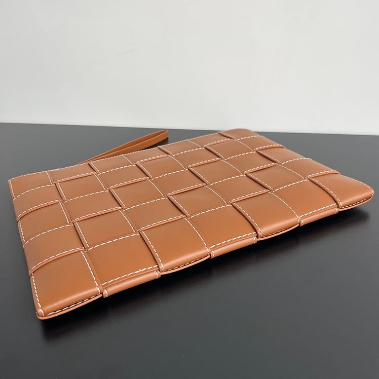 Bottega Veneta 649616 Intrecciato Clutch Brown - 8