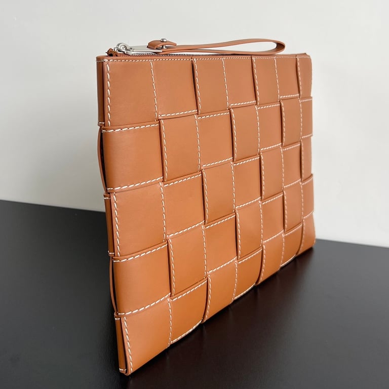 Bottega Veneta 649616 Intrecciato Clutch Brown - 9