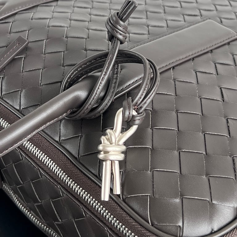 Bottega Veneta Getaway Briefcase 766361 Dark Brown - 11