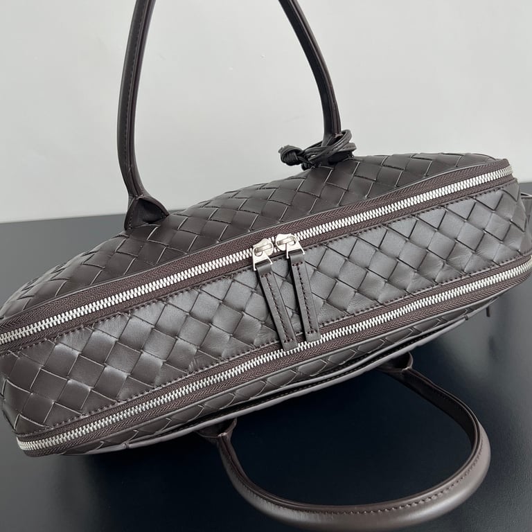 Bottega Veneta Getaway Briefcase 766361 Dark Brown - 6