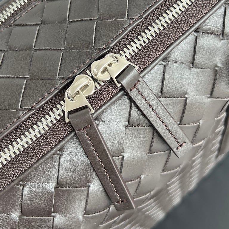 Bottega Veneta Getaway Briefcase 766361 Dark Brown - 10