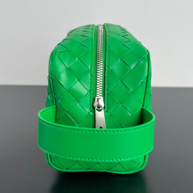 Bottega Veneta Intrecciato Toiletry Case 729295 Parrot Green - 9