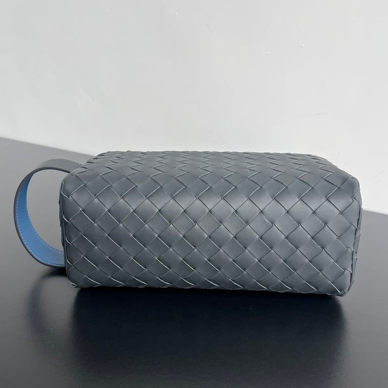 Bottega Veneta Intrecciato Toiletry Case Rock Grey - 8
